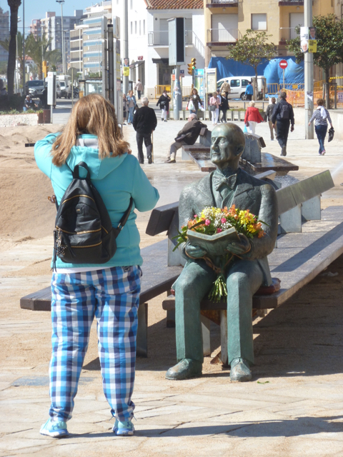 Bronze des Carl Faust, 2006, Stiftung Mar i Murtra, Blanes, Katalonien